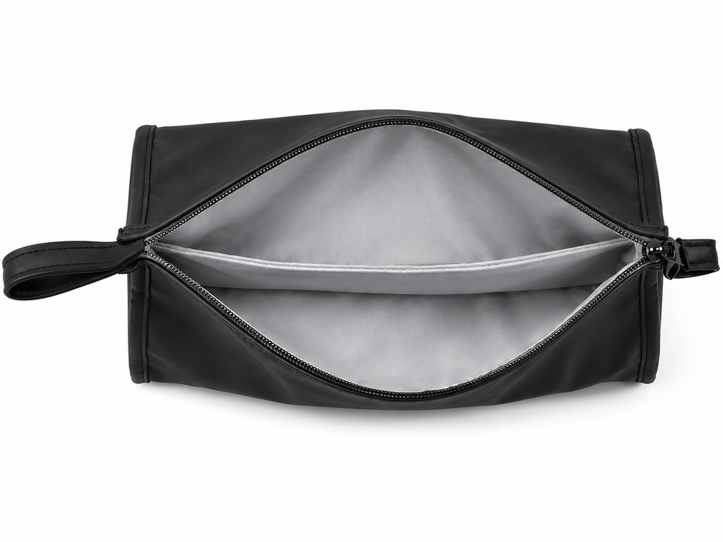 Intérieur de la trousse Khali Case, coloris Noir, photo studio